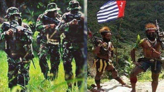 illustrasi Baku Tembak TNI VS KKB, Anggota Kelompok Bersenjata di Papua Tewas. (foto: net)