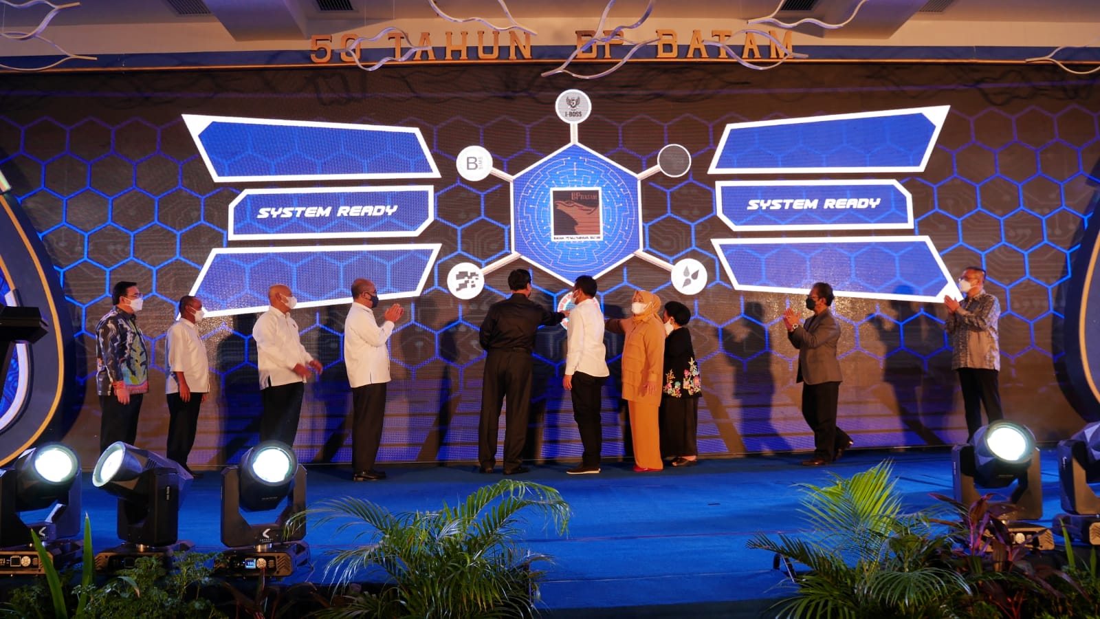Launching Sistem Perizinan Online Terpadu dan Helat BP Batam Anniversary ke-50 Berjalan Sukses. (Keprinow)