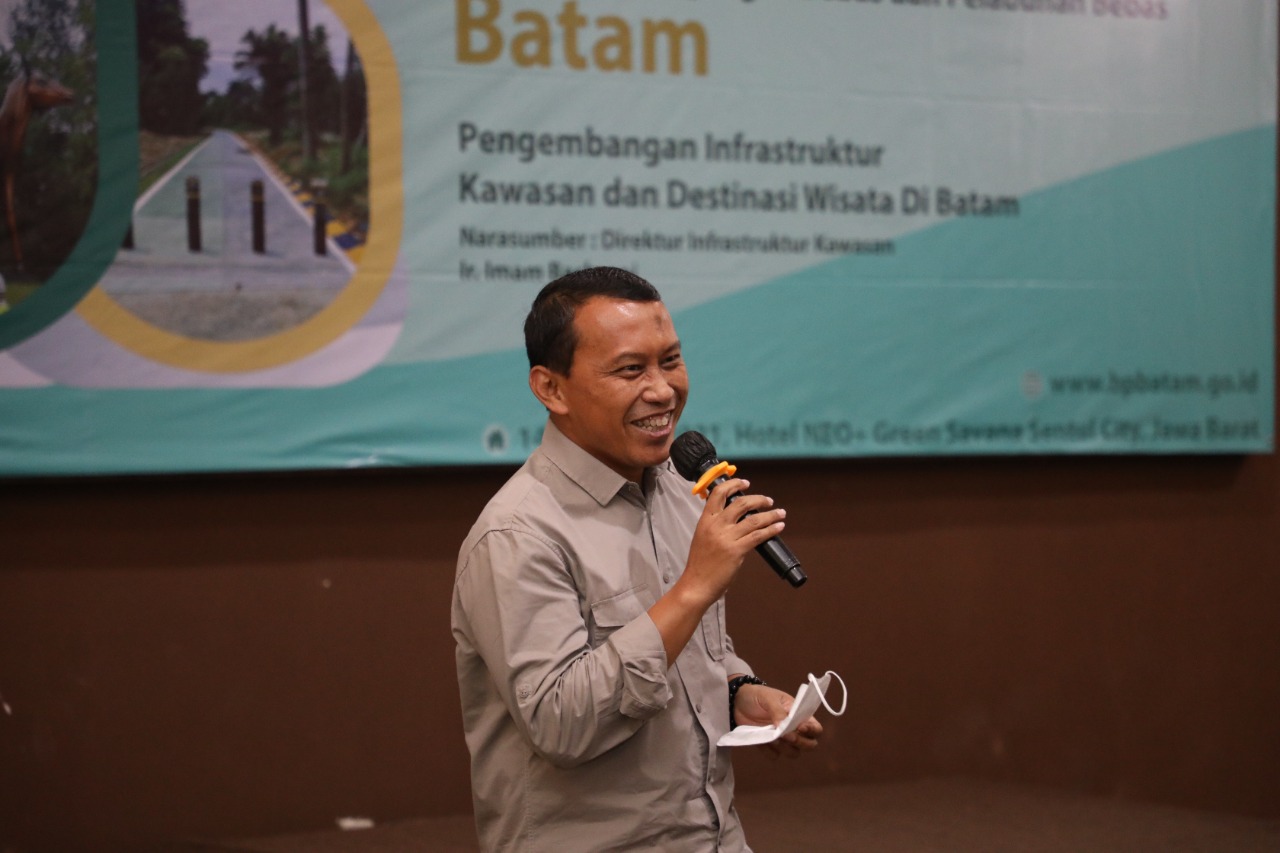 Sharing Session, BP Batam Paparkan Pengembangan Infrastruktur Pada Berbagai Sektor di Pulau Batam (foto : hms)