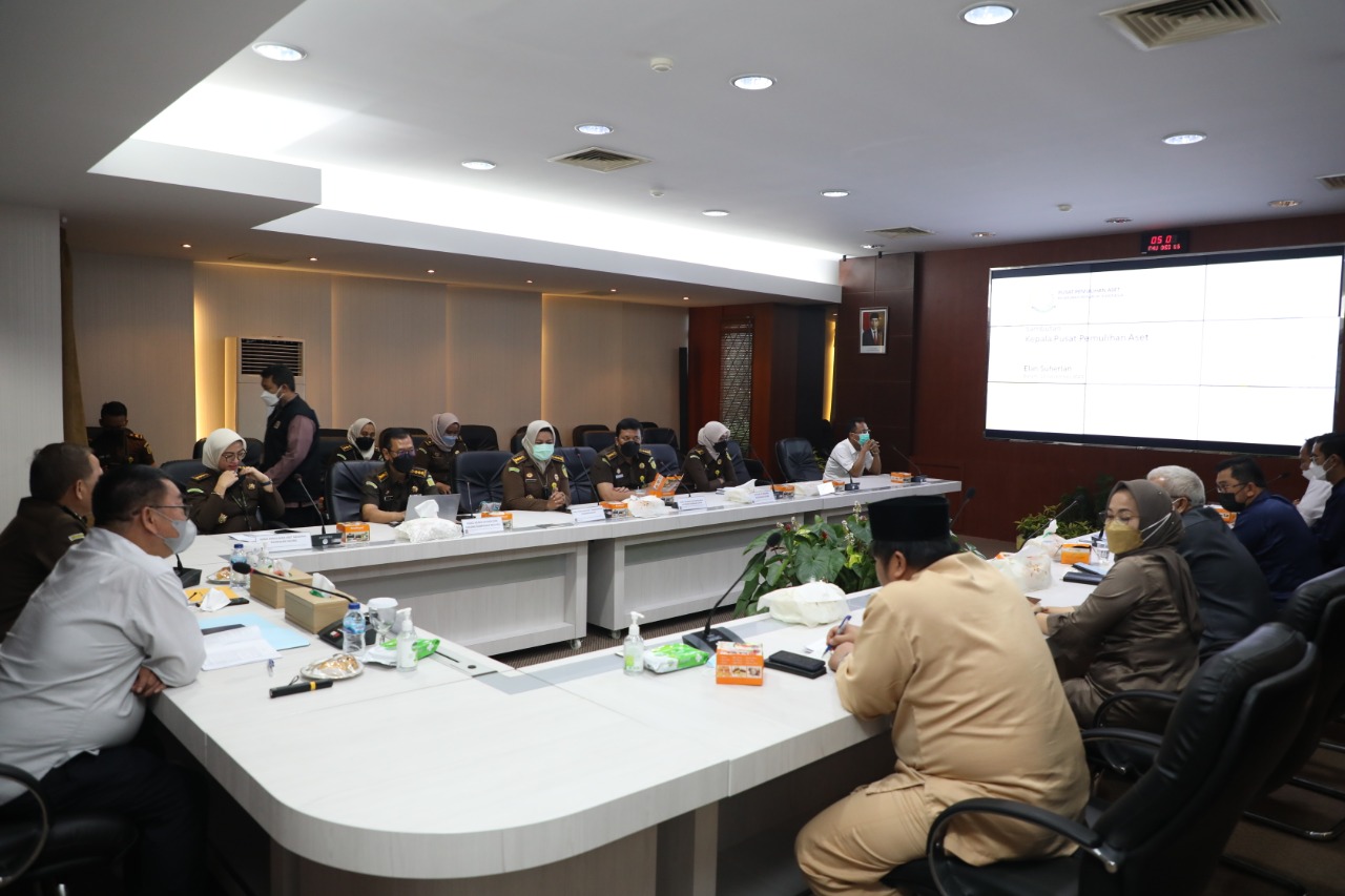 Pusat Pemulihan Aset Kejagung RI Studi Banding Pemanfataan Aset ke BP Batam (foto : hms)